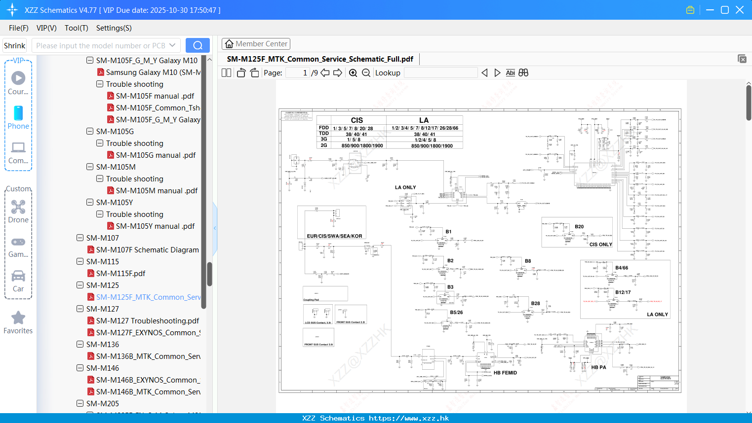 Samsung SM-M125F_MTK_Common_Service_Schematic_Full